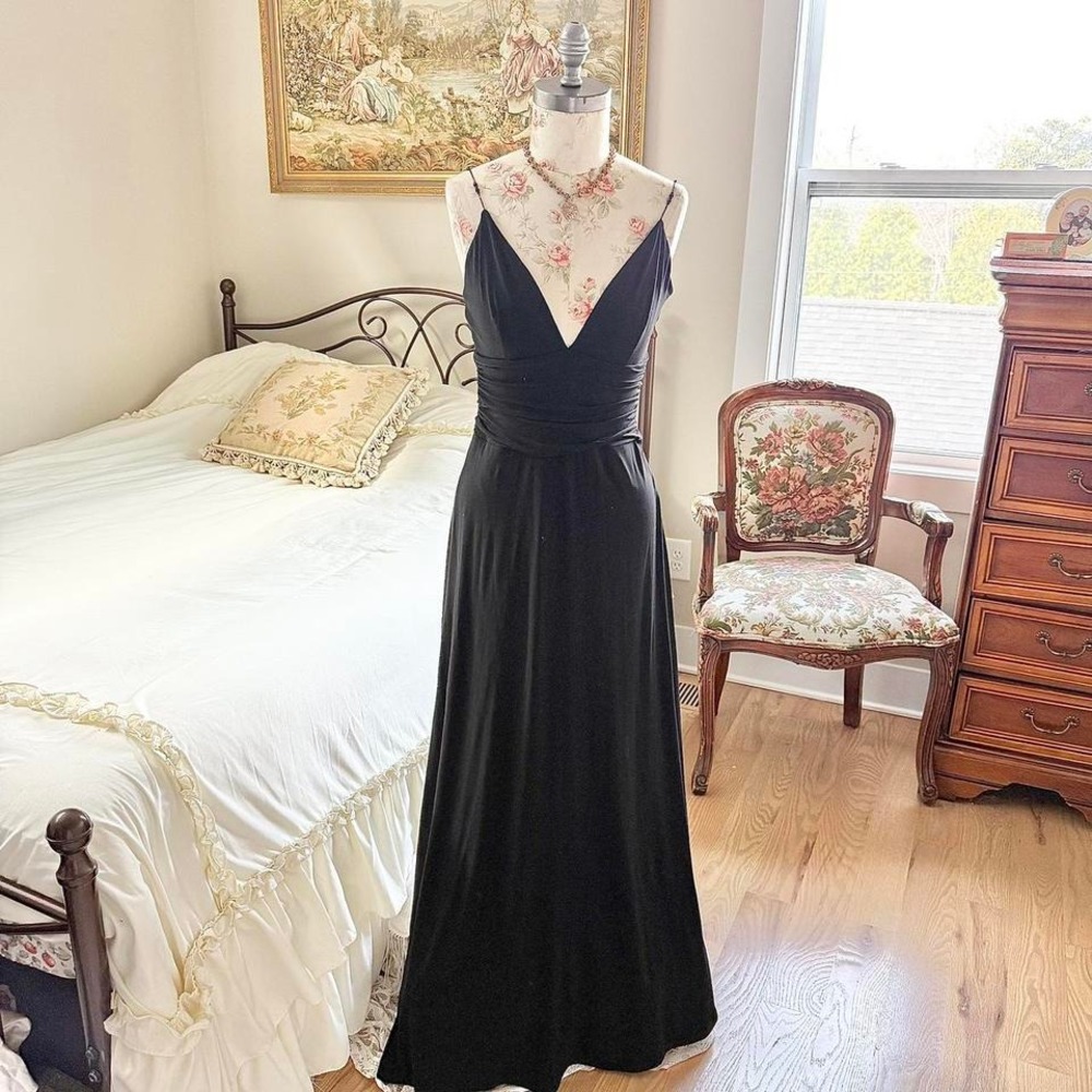 black formal maxi dress Laundry size 4